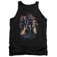 Load image into Gallery viewer, Justice League Take A Stand Mens Tank Top Shirt Black