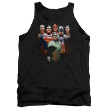 Load image into Gallery viewer, Justice League Roll Call Mens Tank Top Shirt Black