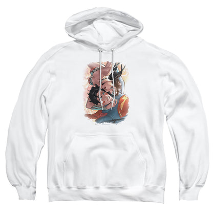 Justice League Of America Love Birds Mens Hoodie White Officially Licensed