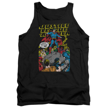 Justice League Ultimate Scarifice Mens Tank Top Shirt Black