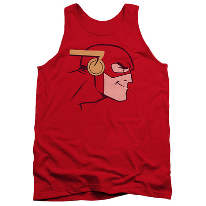 Justice League Cooke Head Mens Tank Top Shirt Red