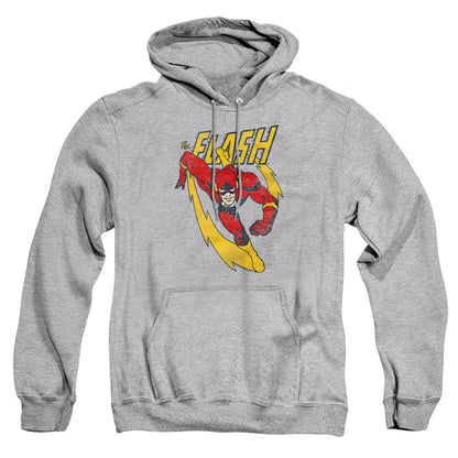 Justice League Of America Lightning Trail Mens Hoodie Athletic Heather Officially Licensed