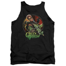 Load image into Gallery viewer, Justice League Sunset Archer Mens Tank Top Shirt Black