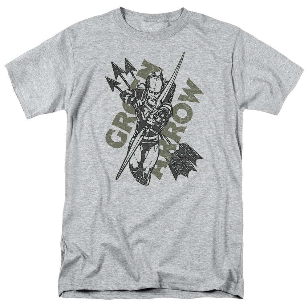 Justice League Of America Archers Arrows Mens T Shirt Athletic Heather