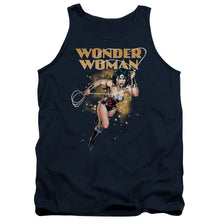 Load image into Gallery viewer, Justice League Star Lasso Mens Tank Top Shirt Navy