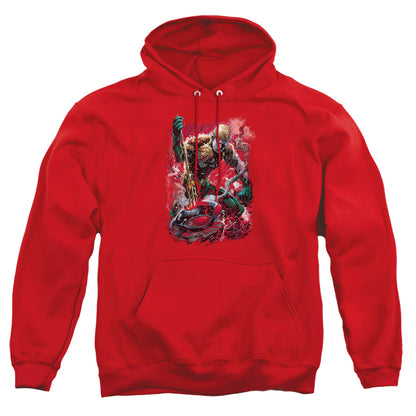Justice League Of America Finished Mens Hoodie Red Officially Licensed