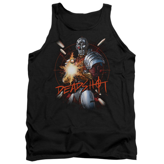 Justice League Assemble Deadshot Mens Tank Top Shirt Black