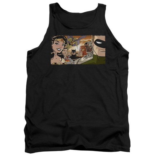 Justice League Assemble Cinematic League Mens Tank Top Shirt Black