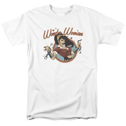 Justice League Of America Wonder Break Mens T Shirt White