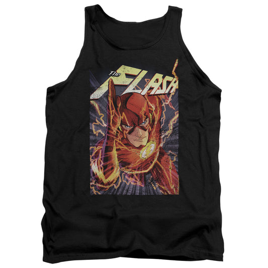 Justice League Assemble Flash One Mens Tank Top Shirt Black