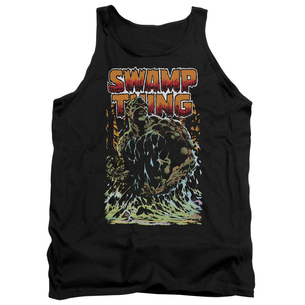 Justice League Assemble Swamp Thing Mens Tank Top Shirt Black