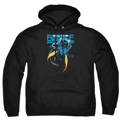 Justice League Of America Blue Beetle Mens Hoodie Black Officially Licensed