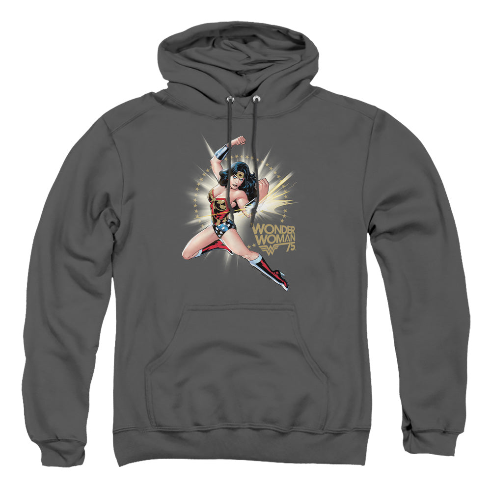 Wonder Woman Ww75 The Bracelets Of Submission Mens Hoodie Charcoal Officially Licensed
