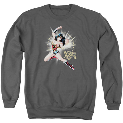 Wonder Woman Ww75 The Bracelets Of Submission Mens Crewneck Sweatshirt Charcoal