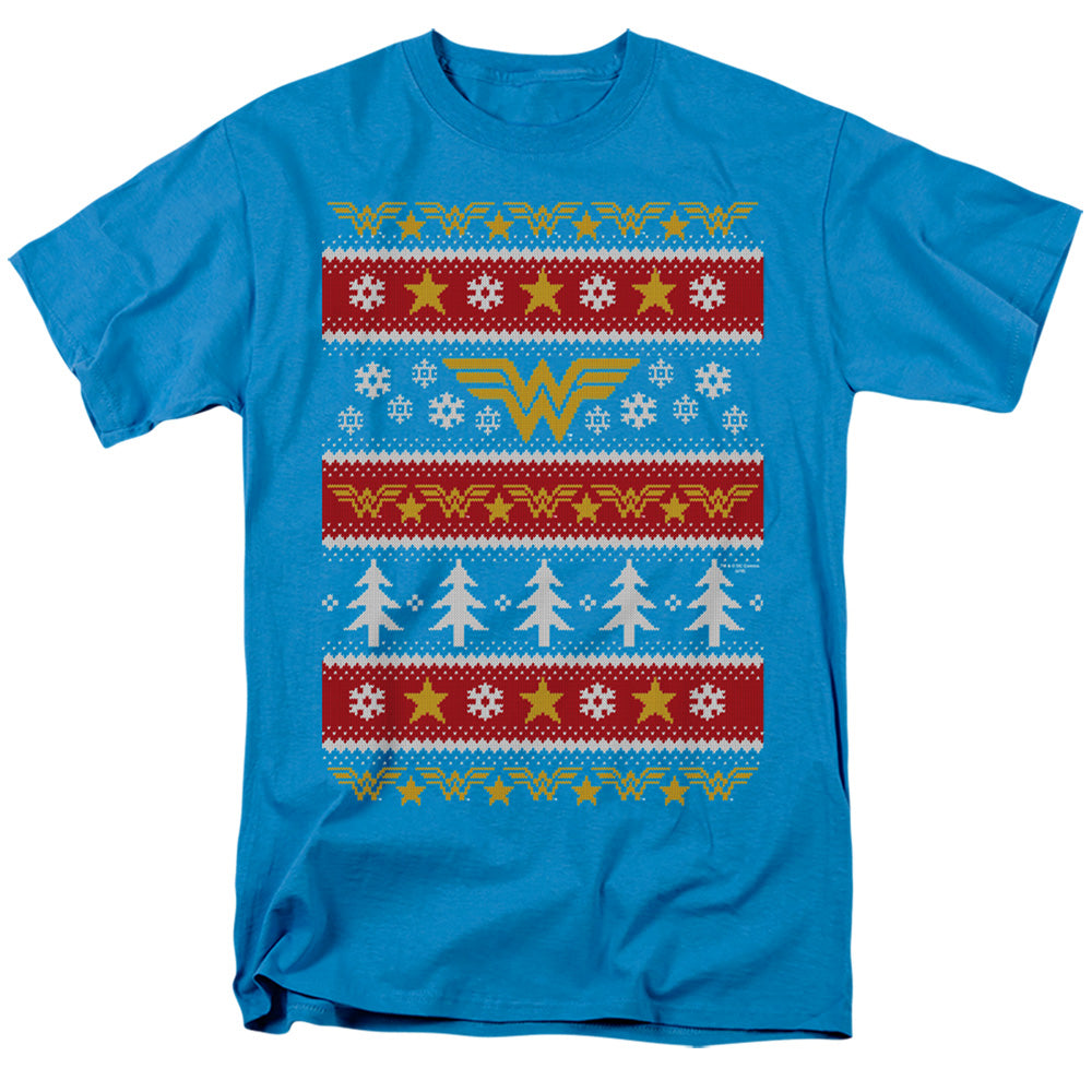 Dc Wonder Woman Wonder Woman Christmas Sweater 
 
 Mens T Shirt Turquoise