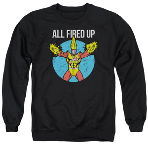 Jla Firestorms Party Mens Crewneck Sweatshirt Black