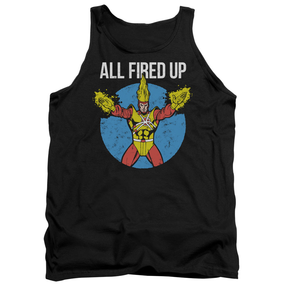 Justice League Assemble Firestorms Party Mens Tank Top Shirt Black