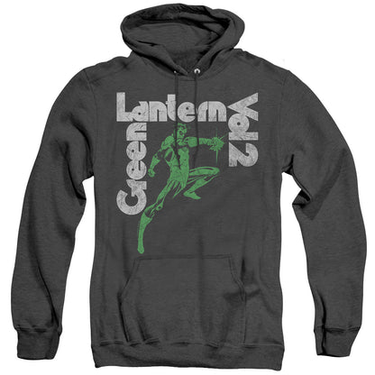 Green Lantern Green Lantern Vol 2 Heather Mens Hoodie Black Officially Licensed