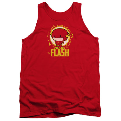 Dc Flash Flash Chibi Mens Tank Top Shirt Red