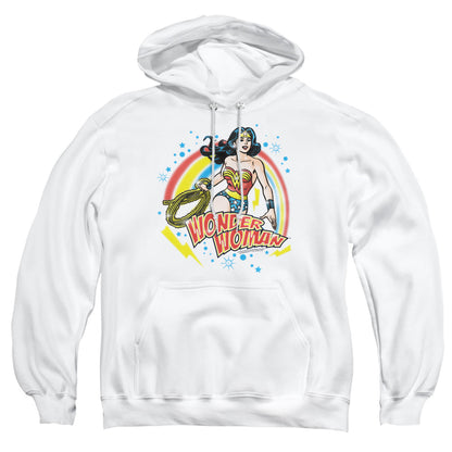 Wonder Woman Wonder Airbrush Mens Hoodie White Officially Licensed