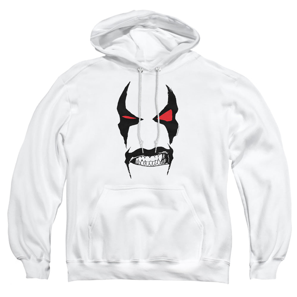 Justice League Of America Lobo Face Mens Hoodie White Officially Licensed