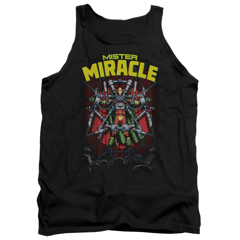 Justice League Assemble Mister Miracle Mens Tank Top Shirt Black