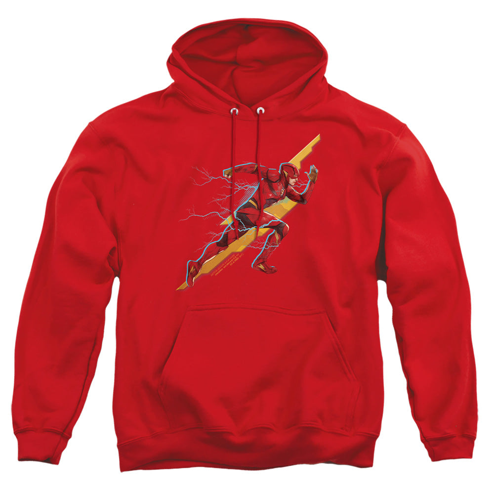 Justice League Movie Flash Forward Mens Hoodie Red Officially Licensed