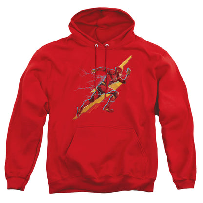 Justice League Movie Flash Forward Mens Hoodie Red Officially Licensed