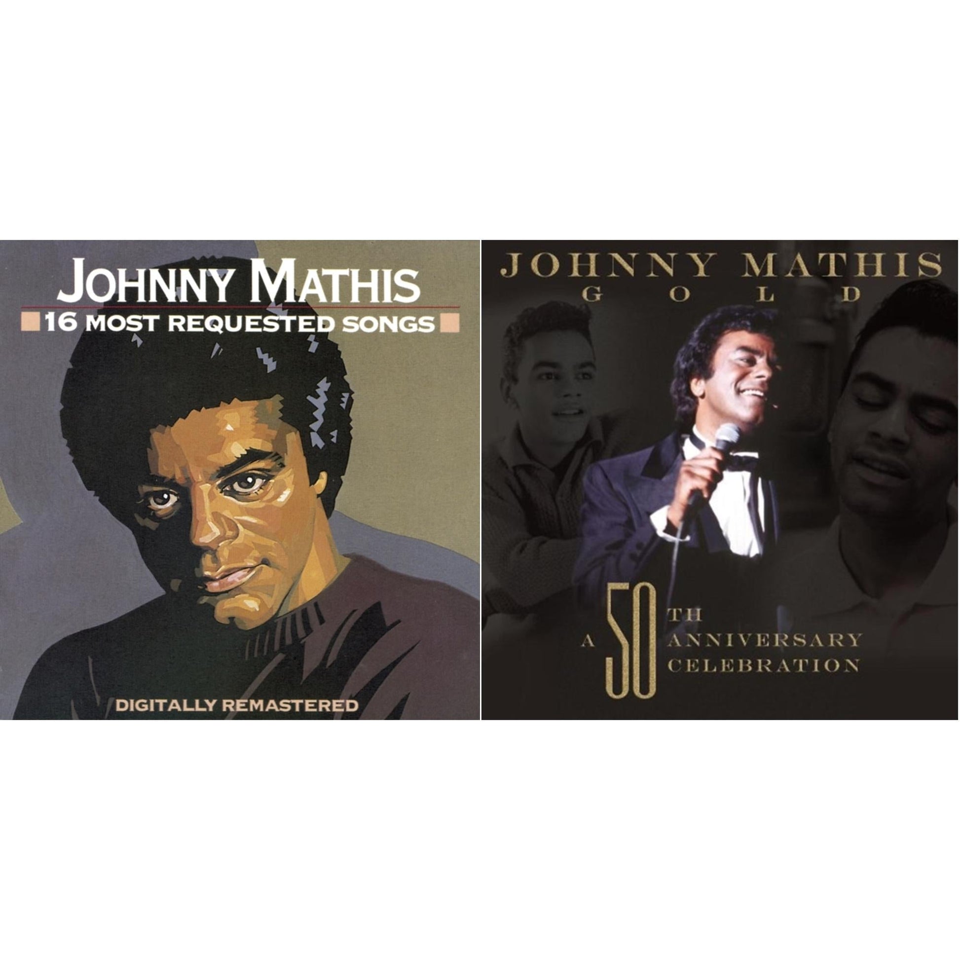Johnny Mathis - 16 Most Requested Songs & 50Th Anniversary Celebration - CD Bundle