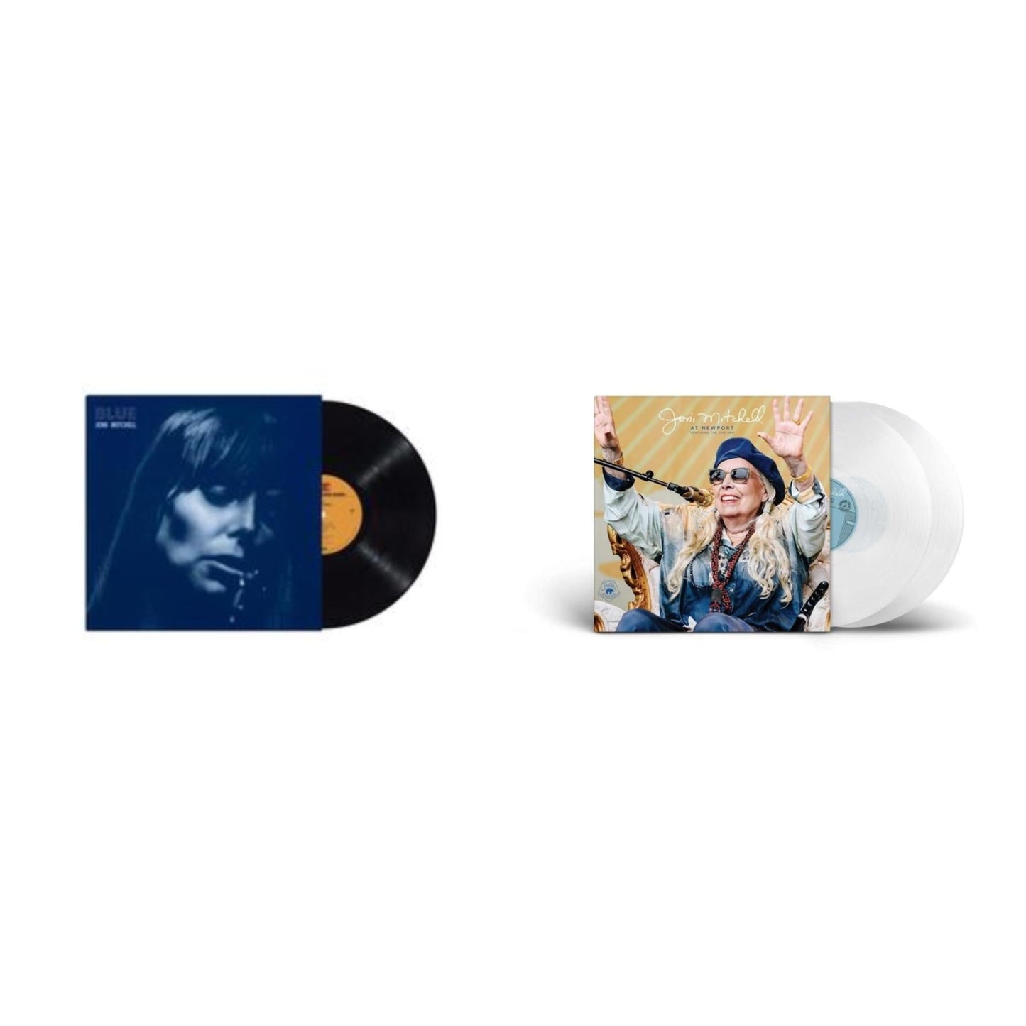 Joni Mitchell - At Newport (2LP/Clear Vinyl) & Blue
