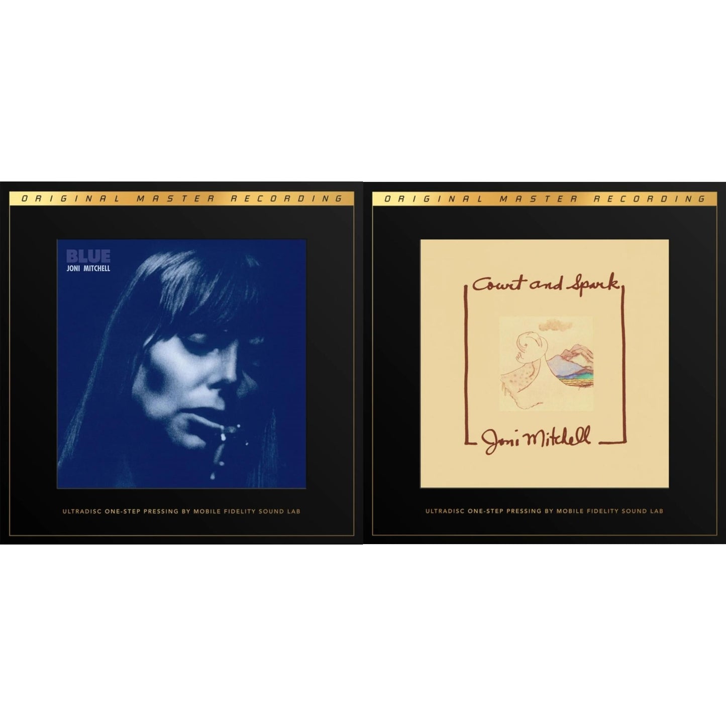 Joni Mitchell - Blue (2LP Box/180G/45RPM Supervinyl Ultradisc One-Step/Limited/Numbered) & Court & Spark (2LP Box/180G/45RPM Supervinyl Ultradisc One-Step/Limited/Numbered)