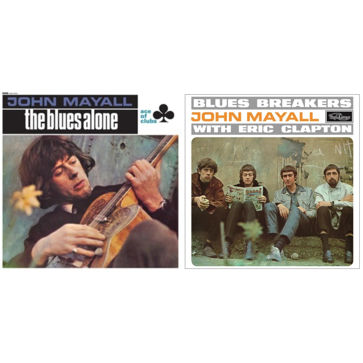 John Mayall - With Eric Clapton & Blues Alone - LP Vinyl Bundle