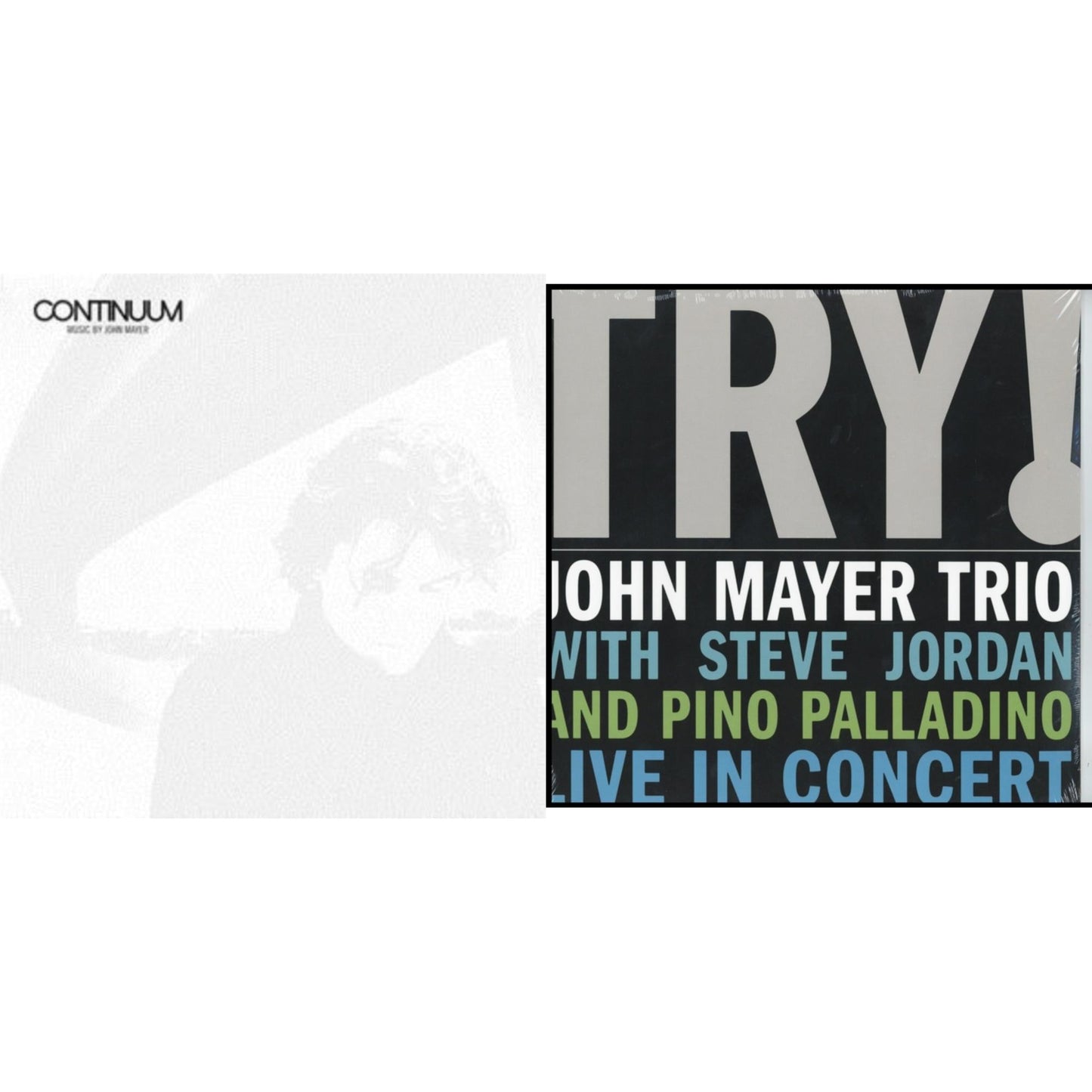 John Mayer - Try: Live In Concert & Continuum (180G) - LP Vinyl Bundle