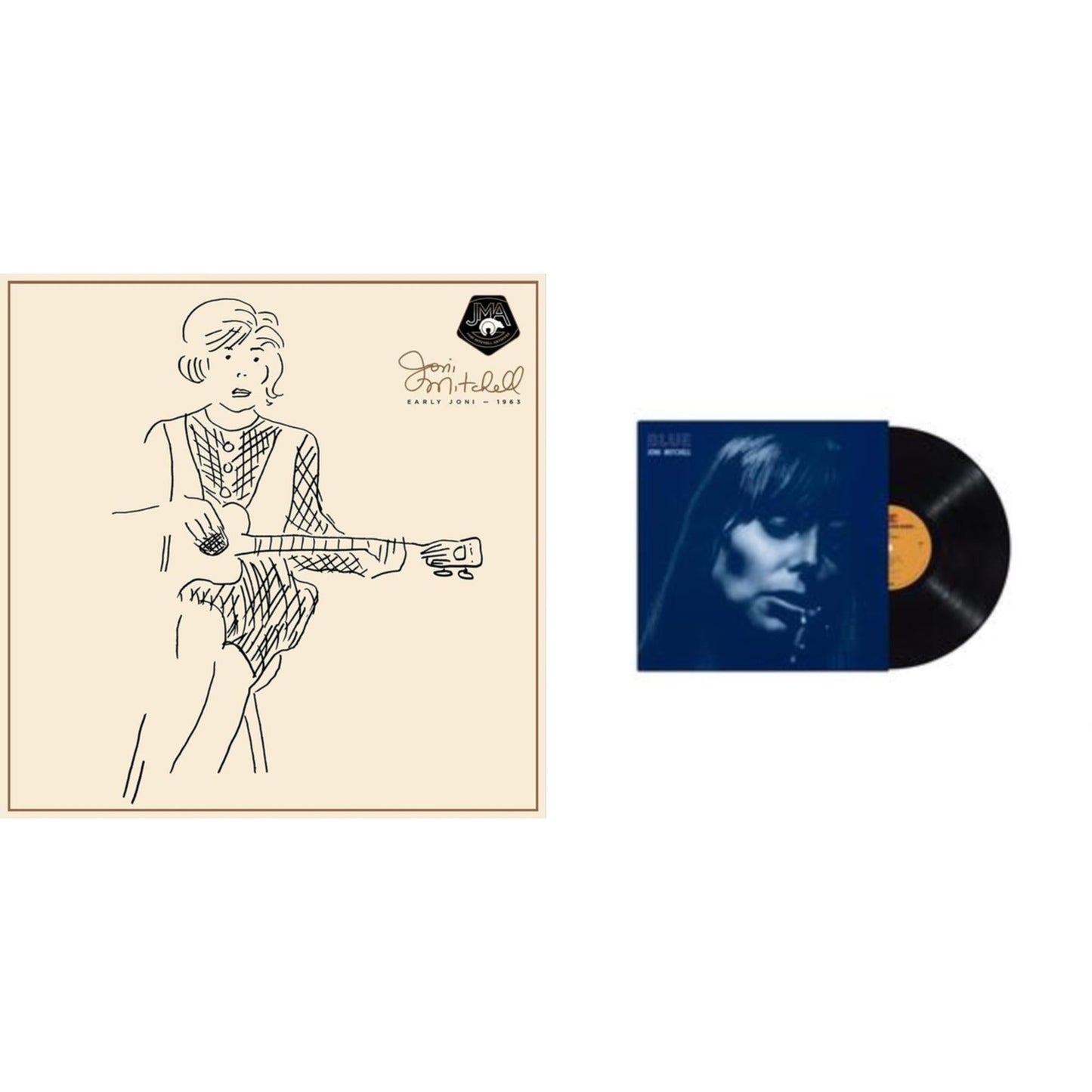Joni Mitchell - Blue & Early Joni - 1963 - LP Vinyl Bundle