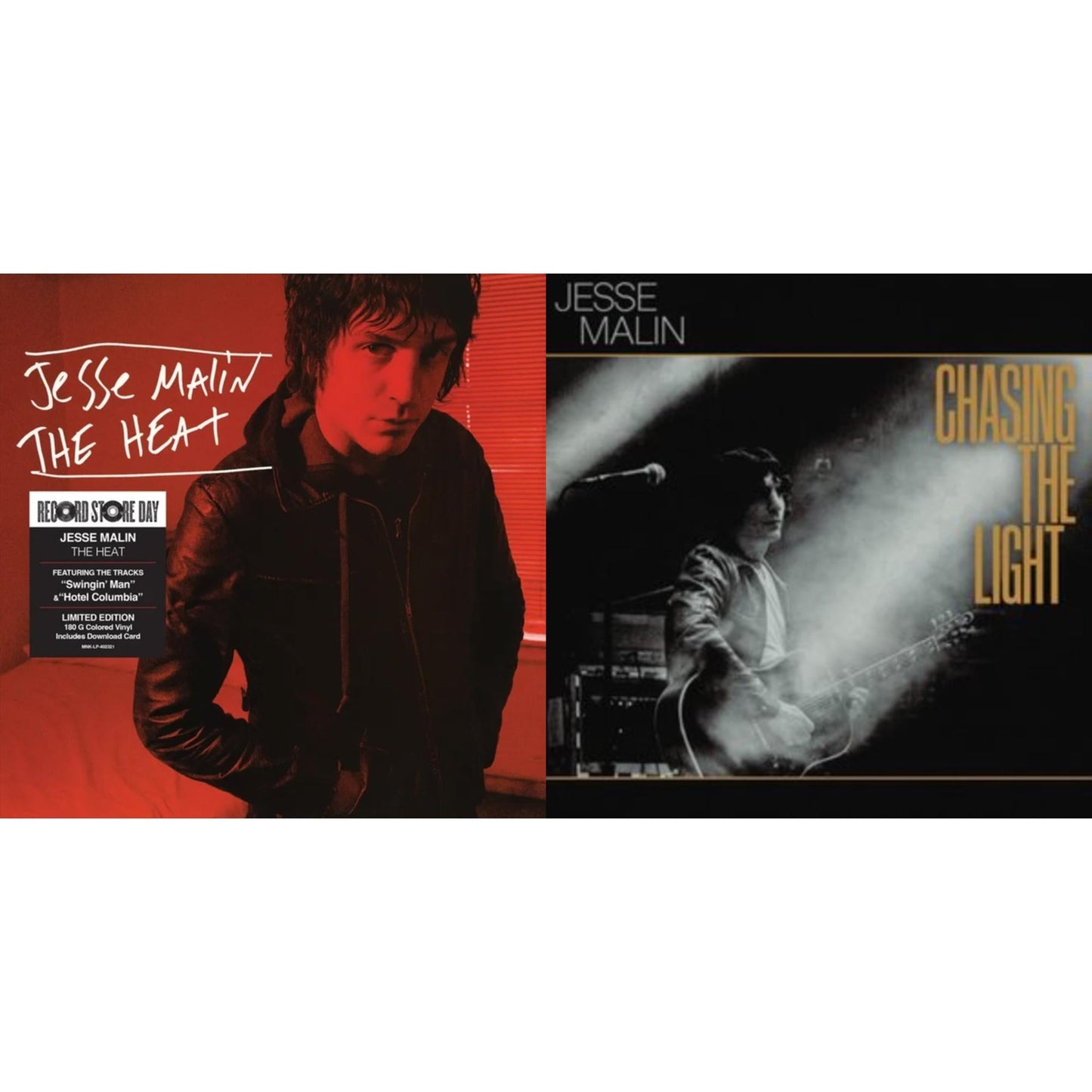 Jesse Malin - Heat (20Th Anniversary) & Chasing The Light - LP Vinyl Bundle