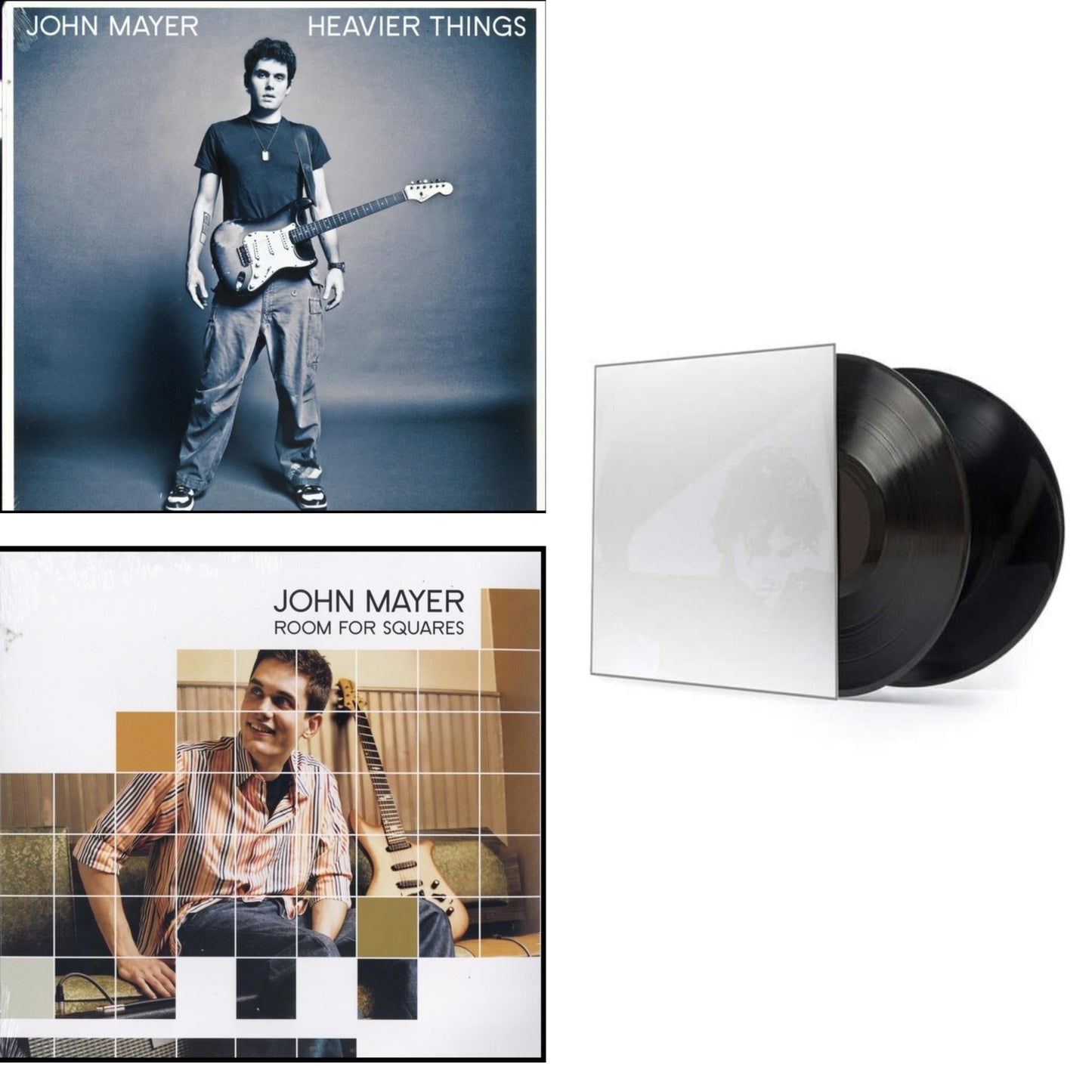 John Mayer - Room For Squares & Continuum (2LP/180G/Revised Standard Package) & Heavier Things (180G)