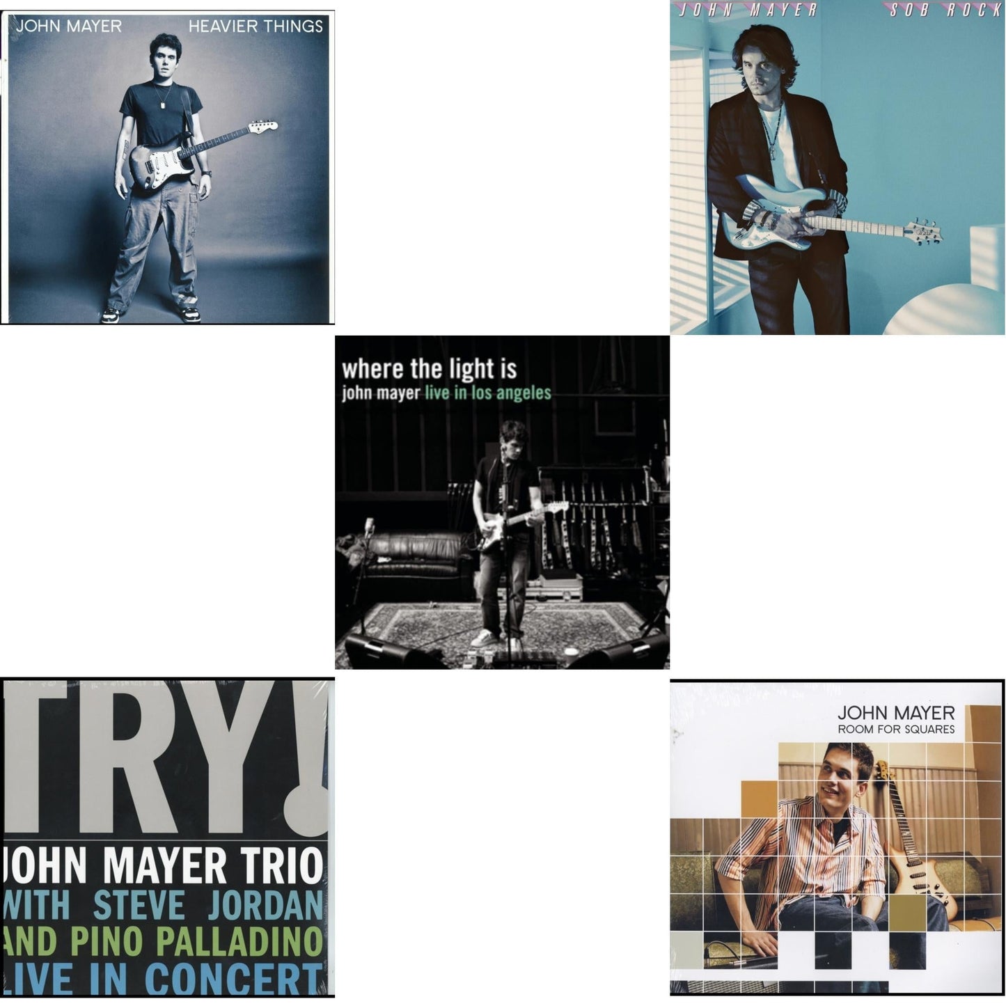 John Mayer - Sob Rock (180G) & Room For Squares & Try: Live In Concert & Where The Light Is (4LP) & Heavier Things (180G)