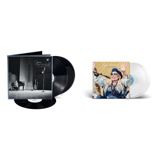 Joni Mitchell - At Newport (2LP/Clear Vinyl) & Live At Carnegie Hall 1969 (3LP)