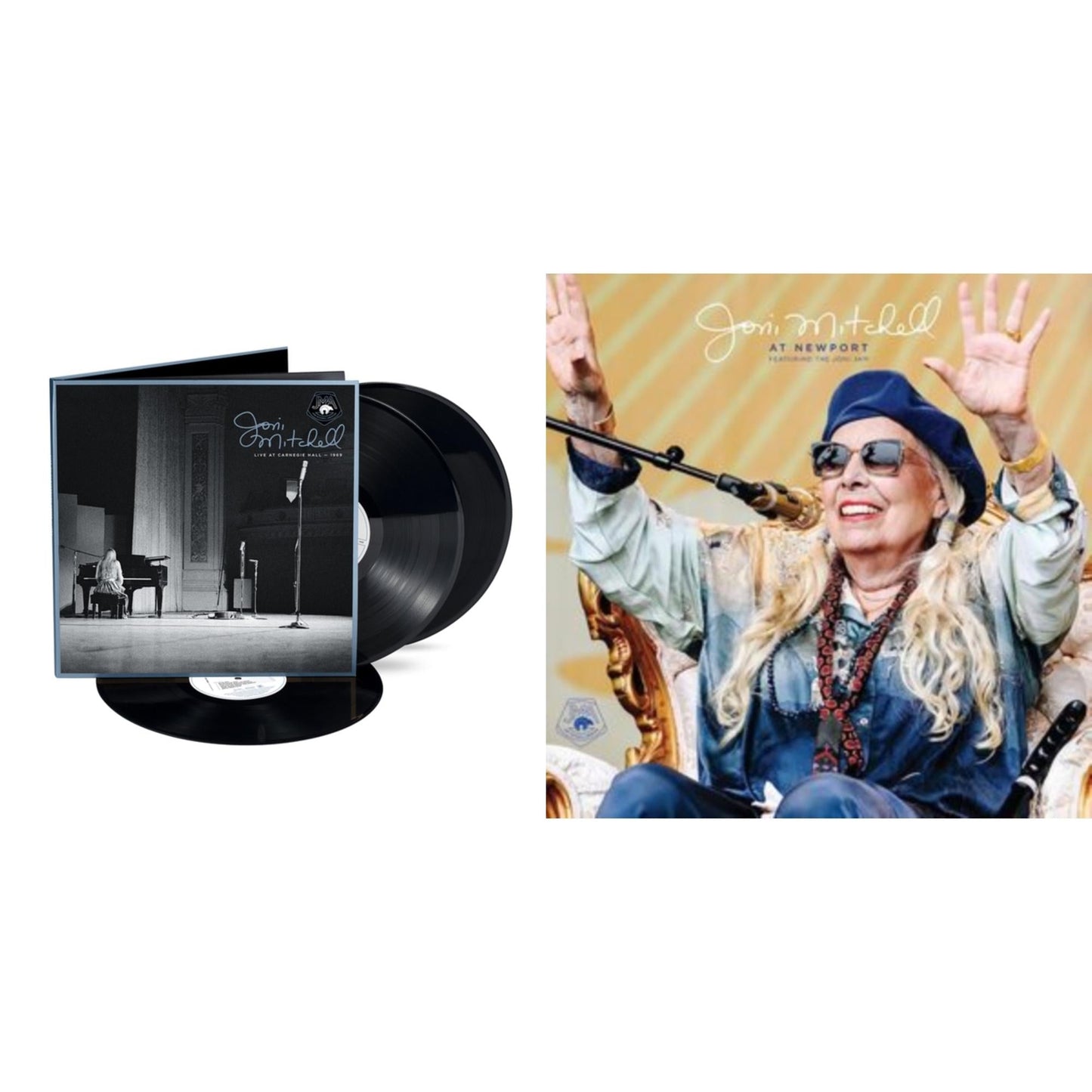 Joni Mitchell - Live At Carnegie Hall 1969 (3LP) & At Newport (2LP)