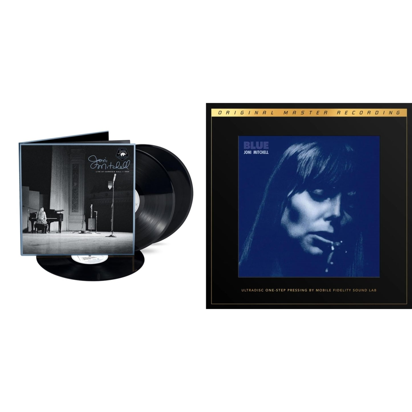 Joni Mitchell - Live At Carnegie Hall 1969 (3LP) & Blue (2LP Box/180G/45RPM Supervinyl Ultradisc One-Step/Limited/Numbered)