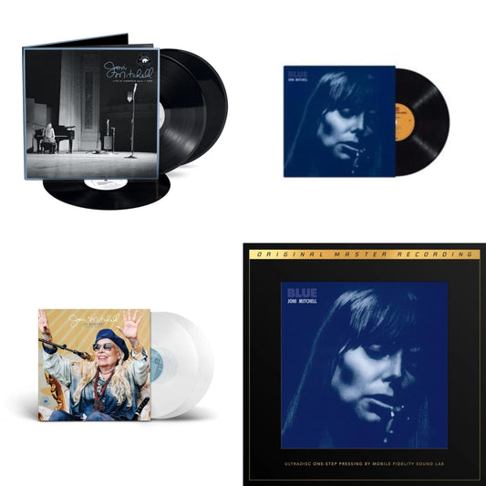 Joni Mitchell - At Newport (2LP/Clear Vinyl) & Blue & Live At Carnegie Hall 1969 (3LP) & Blue (2LP Box/180G/45RPM Supervinyl Ultradisc One-Step/Limited/Numbered)
