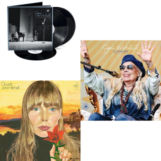 Joni Mitchell - At Newport (2LP) & Clouds & Live At Carnegie Hall 1969 (3LP)