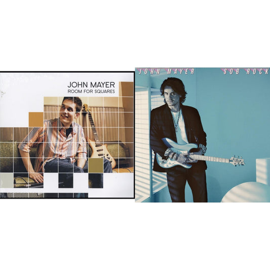 John Mayer - Sob Rock (180G) & Room For Squares - LP Vinyl Bundle