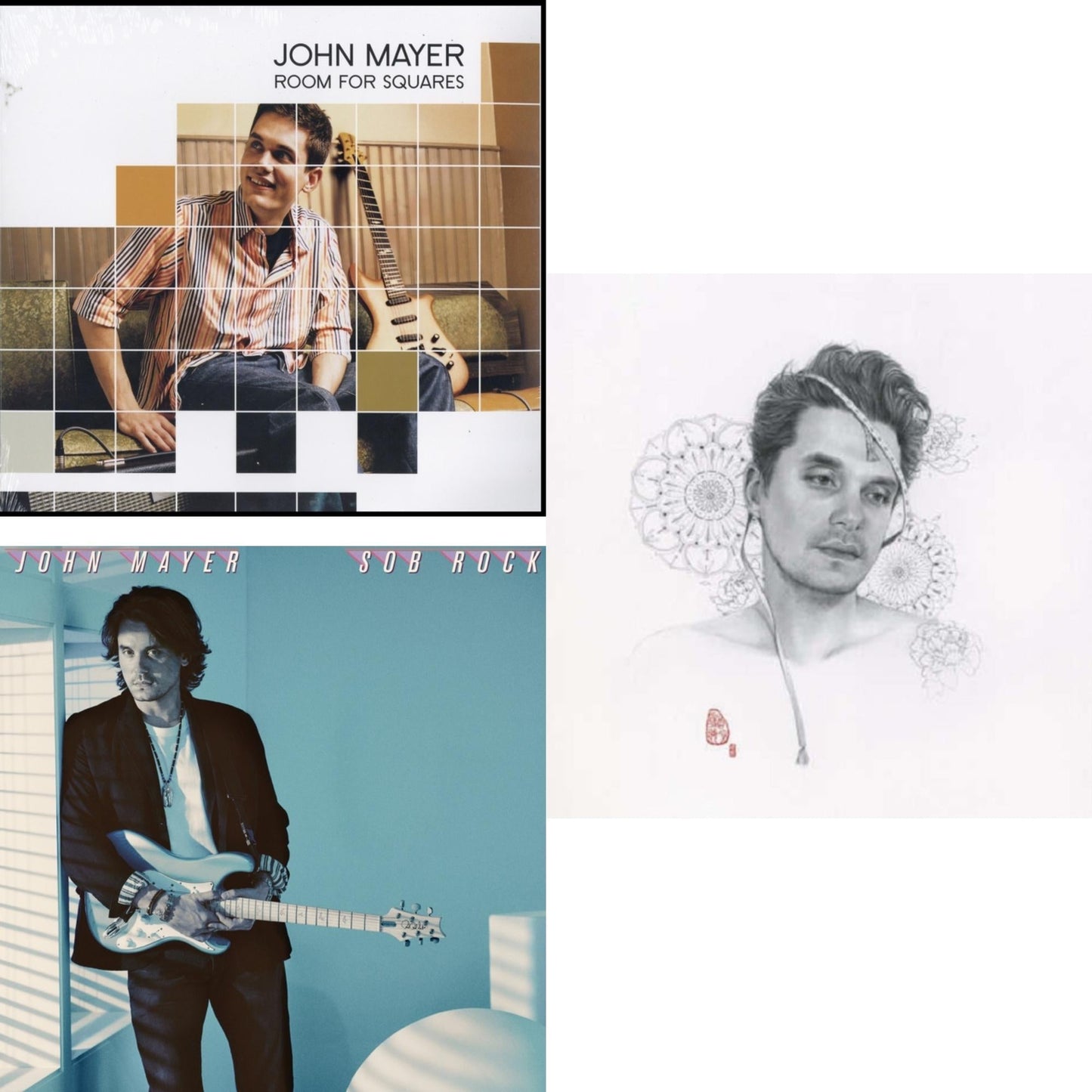 John Mayer - Sob Rock (180G) & Room For Squares & Search For Everything (2LP/180G/Dl Code)