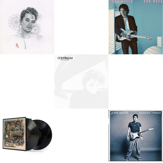John Mayer - Sob Rock (180G) & Born & Raised (2LP/CD/180G/Gatefold) & Continuum (180G) & Heavier Things (180G) & Search For Everything (2LP/180G/Dl Code)