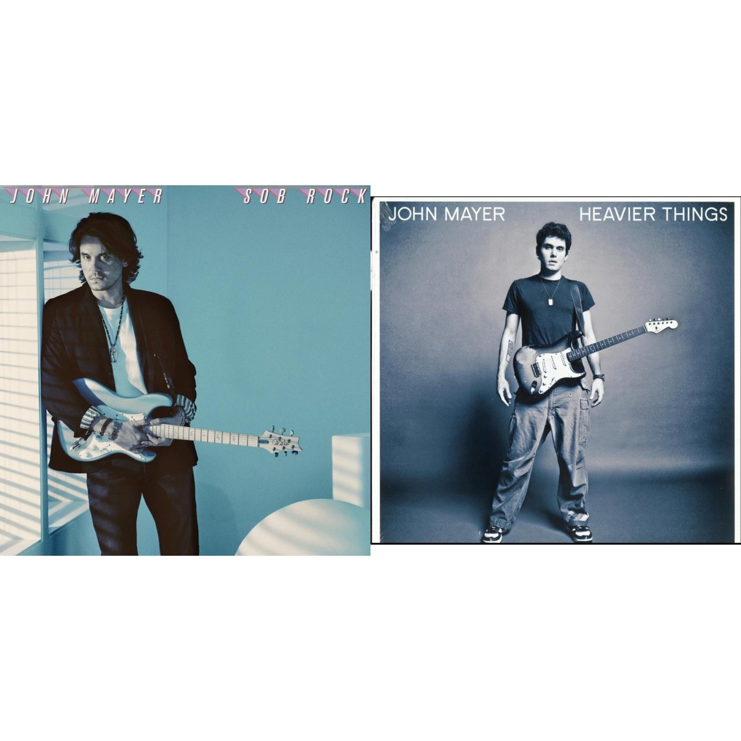 John Mayer - Sob Rock (180G) & Heavier Things (180G) - LP Vinyl Bundle