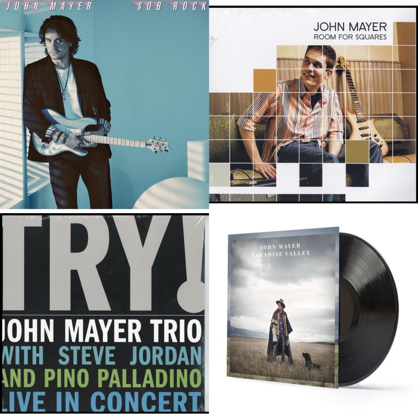 John Mayer - Sob Rock (180G) & Room For Squares & Try: Live In Concert & Paradise Valley (LP/CD/180G)