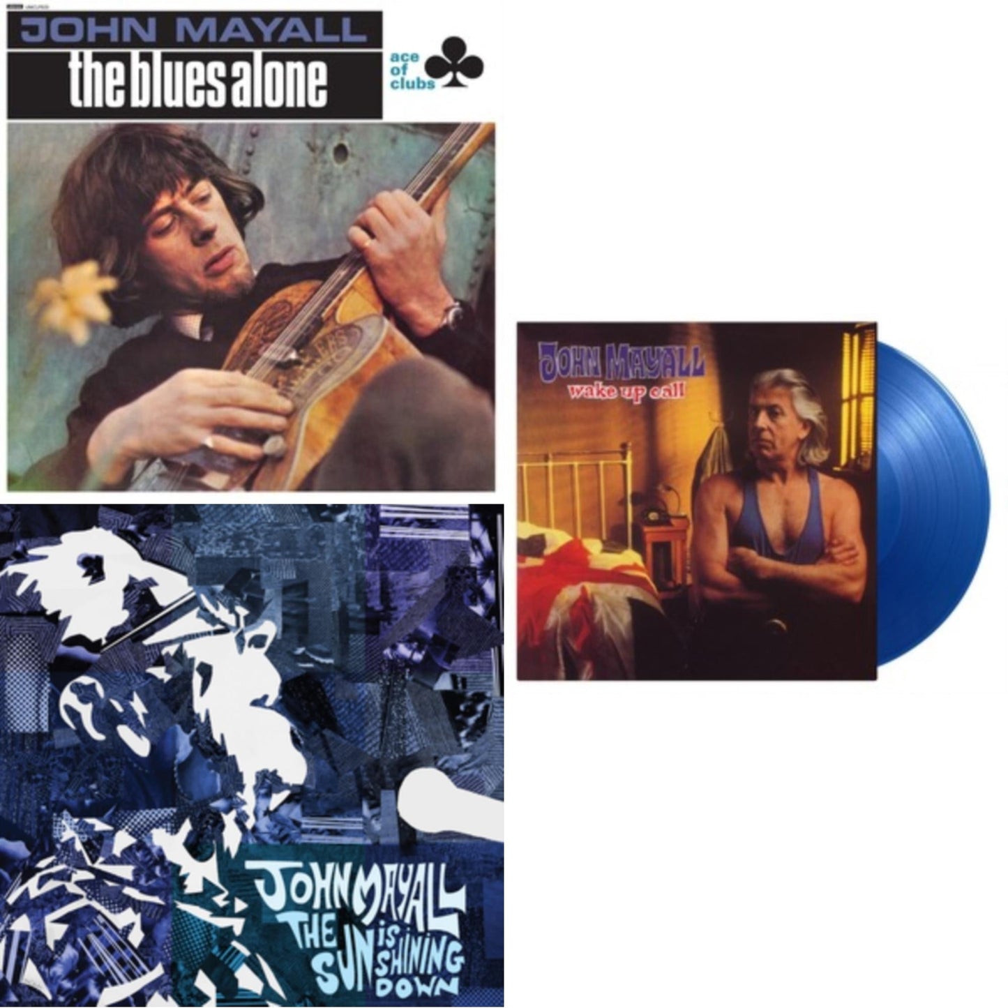 John Mayall - Blues Alone & Sun Is Shining Down & Wake Up Call (180G/Translcuent Blue LP Vinyl)