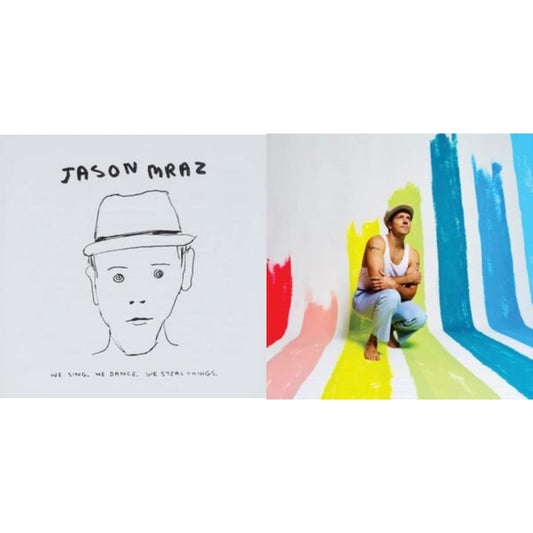 Jason Mraz - We Sing We Dance We Steal Things & Mystical Magical Rhythmical Radical Ride - LP Vinyl Bundle