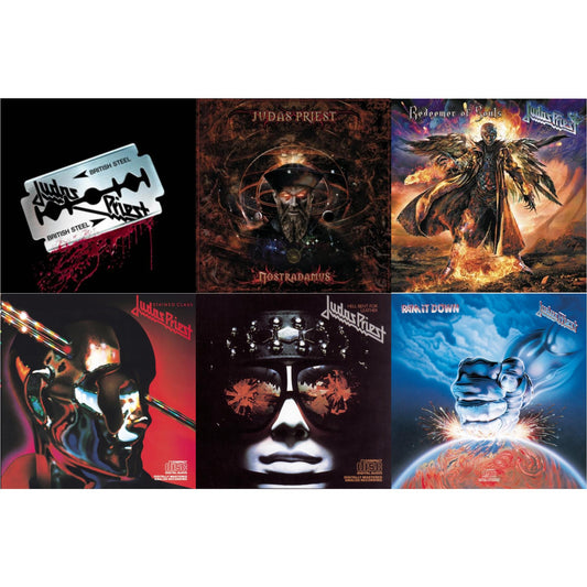 Judas Priest - Nostradamus & British Steel (30Th Anniversary Legacy Edition) & Ram It Down & Stained Class & Hell Bent For Leather & Redeemer Of Souls - CD Bundle